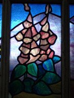 Alice in Wonderland, a Five Piece Suite of Stained and Leaded Glass Doors. - Thumbnail 10