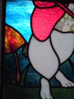 Alice in Wonderland, a Five Piece Suite of Stained and Leaded Glass Doors. - Thumbnail 17