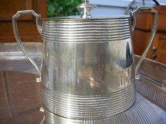 Richard Hunt. a Rare Silver Plated Six Piece Matching Tea and Coffee Service. - Thumbnail 7