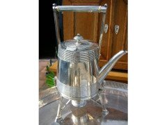 Richard Hunt. a Rare Silver Plated Six Piece Matching Tea and Coffee Service. - Thumbnail 5