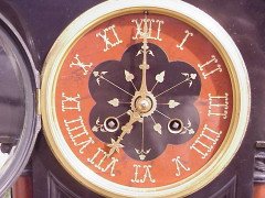 Morris and Co, in the Style Of, an Aesthetic Movement Gilt Marble Mantle Clock - Thumbnail 6