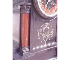 Morris and Co, in the Style Of, an Aesthetic Movement Gilt Marble Mantle Clock - Thumbnail 8