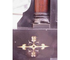 Morris and Co, in the Style Of, an Aesthetic Movement Gilt Marble Mantle Clock - Thumbnail 10