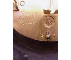 Morris and Co, in the Style Of, an Aesthetic Movement Gilt Marble Mantle Clock - Thumbnail 13