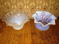 An Arts and Crafts Vaseline/ Uranium Glass Shades - Thumbnail 5