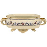 Dr. C. Dresser, attributed. Made by Royal Worcester, Blue & White Elephant Tureen
