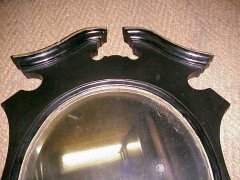 An Aesthetic Movement Ebonized and Gilt Mirror with Brass Candle Sconces - Thumbnail 2