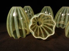 Set of Six Vaseline Shades with Stripe Details - Thumbnail 1