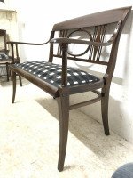 Josef Hoffmann in the Style Of. A Secessionist Five-Piece Bentwood Salon Set - Thumbnail 7
