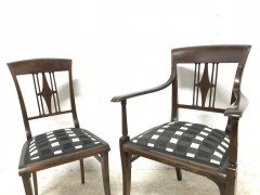 Josef Hoffmann in the Style Of. a Secessionist Five- Piece Bentwood Salon Set - Thumbnail 14