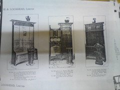 E. A. Taylor, attributed. Made by Wylie & Lochhead. An Arts & Crafts Oak Hallstand - Thumbnail 10