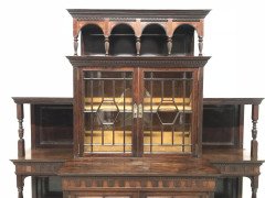 E W Godwin Attributed by Collinson & Lock Rosewood Cabinet, London Stamped 7784 - Thumbnail 4