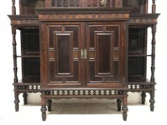 E W Godwin Attributed by Collinson & Lock Rosewood Cabinet, London Stamped 7784 - Thumbnail 15