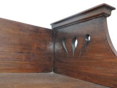 Wylie & Lochhead, Arts & Crafts Voysey Style Bookcase with Pewter & Ebony Inlays - Thumbnail 3