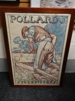 Sir Frank Brangwyn Designed for Pollards Store Fitters an Original Framed Poster - Thumbnail 2