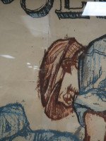 Sir Frank Brangwyn Designed for Pollards Store Fitters an Original Framed Poster - Thumbnail 3