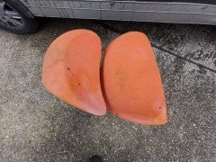 Ron Arad Circa 1991, Four Soft Big Heavy Orange Armchairs Made by Moroso, Italy - Thumbnail 3