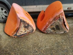 Ron Arad Circa 1991, Four Soft Big Heavy Orange Armchairs Made by Moroso, Italy - Thumbnail 18