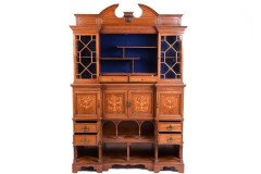 Collinson and Lock (attributed). an Anglo- Japanese Inverted Mahogany Sideboard - Thumbnail 1