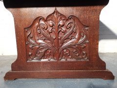 George Jack for Morris and Co (attributed). an Exceptional Arts and Crafts Quarter Sawn Oak Library Table/double Desk - Thumbnail 2