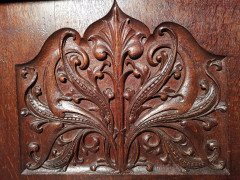 George Jack for Morris and Co (attributed). an Exceptional Arts and Crafts Quarter Sawn Oak Library Table/double Desk - Thumbnail 3
