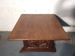 George Jack for Morris and Co (attributed). an Exceptional Arts and Crafts Quarter Sawn Oak Library Table/double Desk - Thumbnail 7