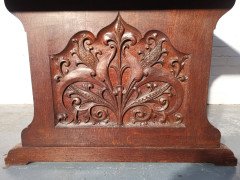 George Jack for Morris and Co (attributed). an Exceptional Arts and Crafts Quarter Sawn Oak Library Table/double Desk - Thumbnail 9