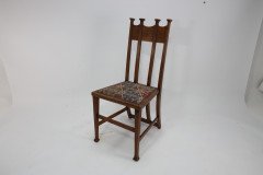 George Montague Ellwood. Made by J. S. Henry. a Set of Ten Arts and Crafts Oak Dining Chairs - Thumbnail 4