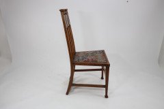 George Montague Ellwood. Made by J. S. Henry. a Set of Ten Arts and Crafts Oak Dining Chairs - Thumbnail 6
