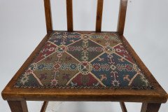 George Montague Ellwood. Made by J. S. Henry. a Set of Ten Arts and Crafts Oak Dining Chairs - Thumbnail 8