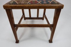 George Montague Ellwood. Made by J. S. Henry. a Set of Ten Arts and Crafts Oak Dining Chairs - Thumbnail 9