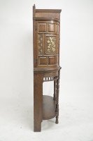 Bruce Talbert for Gillow and Co., attributed – Aesthetic Movement Oak & Glazed Cabinet - Thumbnail 2