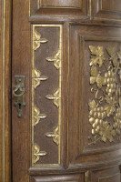 Bruce Talbert for Gillows Attri, a Fine Aesthetic Movement Oak & Glazed Cabinet - Thumbnail 5