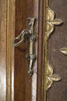 Bruce Talbert for Gillows Attri, a Fine Aesthetic Movement Oak & Glazed Cabinet - Thumbnail 7