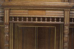 Bruce Talbert for Gillows Attri, a Fine Aesthetic Movement Oak & Glazed Cabinet - Thumbnail 9