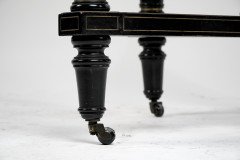 Gillow and Co., attributed – Aesthetic Movement Ebonised Mahogany and Amboyna Top Centre Table - Thumbnail 6