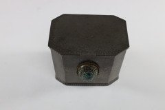 W a Perry an Arts & Crafts Hand Hammered Pewter Box with an Oval Turquoise Jewel - Thumbnail 13