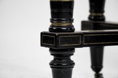 Gillow and Co., attributed – Aesthetic Movement Ebonised Mahogany and Amboyna Top Centre Table - Thumbnail 8