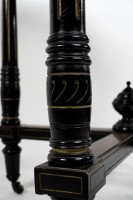 Gillow and Co., attributed – Aesthetic Movement Ebonised Mahogany and Amboyna Top Centre Table - Thumbnail 11