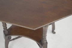Jas Shoolbred Aesthetic Movement Walnut Octagonal Center Table - Thumbnail 18