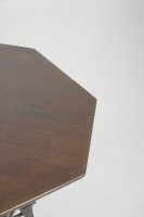 Jas Shoolbred Aesthetic Movement Walnut Octagonal Center Table - Thumbnail 19