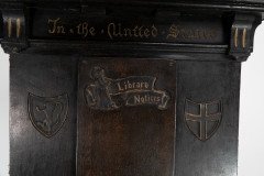 Seymour Easton. a Gothic Revival Ebonized Tabard Inn Library Revolving Bookcase. - Thumbnail 26