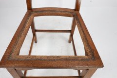 Two Glasgow Style Arts & Crafts Oak Armchairs & a Single Matching Dining Chair - Thumbnail 31