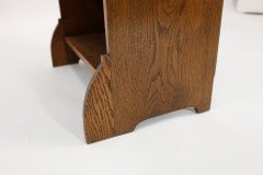 Liberty & Co. an English Arts & Crafts Oak Bookcase, with Shaped Upper Details - Thumbnail 17
