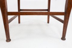 Two Glasgow Style Arts & Crafts Oak Armchairs & a Single Matching Dining Chair - Thumbnail 36