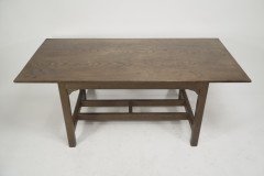 Gordon Russell. a Rare Super Quality Arts & Crafts Cotswold School Oak Dining Table. - Thumbnail 2