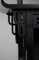 Heals, attributed. An Anglo-Japanese Ebonized Side Cabinet with Japanese Fretwork - Thumbnail 11