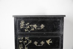 Daniel Cottier a Rare and Early Anglo- Japanese Ebonized Tall Chest of Drawers - Thumbnail 6
