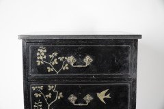 Daniel Cottier a Rare and Early Anglo- Japanese Ebonized Tall Chest of Drawers - Thumbnail 7