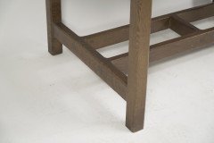 Gordon Russell. a Rare Super Quality Arts & Crafts Cotswold School Oak Dining Table. - Thumbnail 10